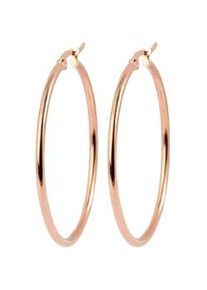 Adelia&acute;s Paar Creolen ADELIA ́S "Damen Ohrringe &ndash; Creole aus Edelstahl", Damen, Gr. Damen, Edelstahl, gold, Ohrringe, Perfekt als Geschenk zum Valentinstag