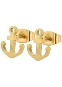 Adelia&acute;s Paar Ohrh&auml;nger ADELIA ́S "Unisex Ohrringe &ndash; Ohrstecker aus Edelstahl", Damen, Gr. Unisex, Edelstahl, gold, Ohrringe, Perfekt als Geschenk f&uuml;r besondere Menschen