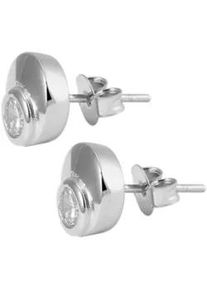 Adelia&acute;s Paar Ohrh&auml;nger ADELIA ́S "Damen Ohrringe &ndash; Ohrstecker aus 925 Silber mit Zirkonia", Damen, Gr. Damen, Silber 925 (Sterlingsilber), silber, Ohrringe, Zum Verschenken &ndash; passend f&uuml;r viele Anl&auml;sse