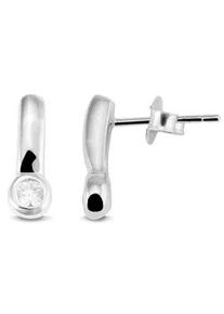 Adelia&acute;s Paar Ohrh&auml;nger ADELIA ́S "Damen Ohrringe &ndash; Ohrstecker aus 925 Silber mit Zirkonia", Damen, Gr. Damen, Silber 925 (Sterlingsilber), silber, Ohrringe, Ein kleines Geschenk mit gro&szlig;er Wirkung