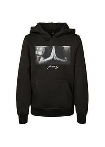 Mister Tee Sweatshirt MISTERTEE "MisterTee Herren Kids Pray Hoody", Jungen, Gr. 110/116, schwarz, 65% Baumwolle, 35% Polyester, unifarben, Rundhals, Sweatshirts Sweatshirt