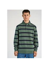 Sweatshirt LINDBERGH "Sweatshirt Relaxed Fit", Herren, Gr. M, pine gr&uuml;n, Obermaterial: 85% Baumwolle, 15% Polyester, l&auml;ssig geschnitten, Sweatshirts Sweatshirt