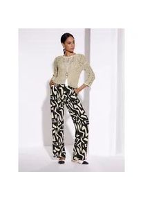 CR&Eacute;ATION L Ajourpullover CREATION L "Ajour-Pullover", Damen, Gr. 38, sand, ecru, 65% Polyacryl, 20% Polyamid, 15% Baumwolle, unifarben, Pullover