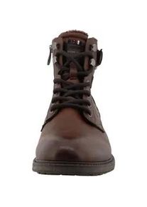 Stiefel Tom Tailor "Tom Tailor Tall Boots", Herren, Gr. 40, cognac, unifarben, Schuhe Stiefel