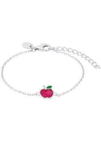 Armband Prinzessin Lillifee "Apfel", silberfarben, pink, gr&uuml;n, Armb&auml;nder, M&auml;dchen, 15cm, Silber 925 (Sterlingsilber), Armband