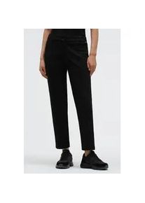 Stoffhose SOCCX, Damen, Gr. L, Normalgr&ouml;&szlig;en, schwarz, Interlock, Material: 65% Viskose, 24% Polyester, 11% Elasthan, unifarben, slim fit lang, Hosen Stoffhose, mit Elastikbund
