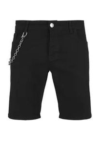 Shorts 2Y Premium "2Y Premium Herren 2Y Jeans Shorts", Herren, Gr. 31, Normalgr&ouml;&szlig;en, schwarz, 97% Baumwolle, 3% Elasthan, unifarben, normal, Hosen Shorts