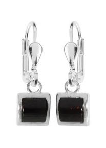 Paar Ohrh&auml;nger OSTSEE-SCHMUCK "- Astrid 5x5 - Silber 925/000 - Bernstein" Gr. 23, silber (silber 925, silberfarben, wei&szlig;), Ohrringe, Damen, Silber 925 (Sterlingsilber)