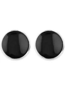 Adelia&acute;s Paar Ohrh&auml;nger ADELIA ́S "Damen Ohrringe &ndash; Ohrstecker aus 925 Silber mit Emaille", Damen, Gr. Damen, Silber 925 (Sterlingsilber), silber, Ohrringe, Ideal zum Verschenken &ndash; schlicht und stilvoll