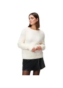 Strickpullover Zero "Damen mit R&uuml;ckenausschnitt", Damen, Gr. L, eggnog, Strick, Obermaterial: 58% Polyacryl, 14% Polyamid, 14% Polyester, 12% Wolle, 2% Elasthan, aufgeraut, figurumspielend normal, R&uuml;ckenausschnitt, weit B&uuml;ndchen krempelbar, Pullover Strickpullover, r&uuml;ckenfrei