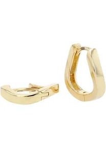 Adelia&acute;s Paar Creolen ADELIA ́S "Damen Ohrringe &ndash; Creole aus 925 Silber", Damen, Gr. Damen, Silber 925 (Sterlingsilber), gold, Ohrringe, Ideal als Geschenk zum Valentinstag