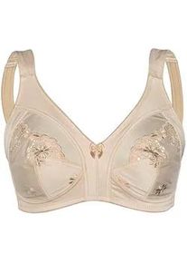 Sassa Mode Entlastungs-BH SASSA "Entlastungs Soft BH Functional Bras", Damen, Gr. 105, Cup D, beige (puder), Stoff, Obermaterial: 85% Polyester PES. 15% Elasthan EL., BHs Entlastungs-BH