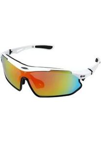 Sportbrille YEAZ "Sport-Sonnenbrille wei&szlig;/schwarz/rot SUNRAY", Damen, wei&szlig;, Sonnenbrillen