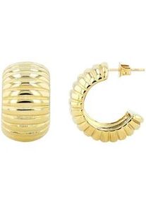 Adelia&acute;s Paar Creolen ADELIA ́S "Damen Ohrringe &ndash; Creole aus Edelstahl", Damen, Gr. Damen, Edelstahl, gold, Ohrringe, Eine sch&ouml;ne Geschenkidee f&uuml;r jeden Anlass