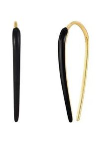 Glanzst&uuml;cke M&uuml;nchen Paar Ohrh&auml;nger GLANZST&Uuml;CKE M&Uuml;NCHEN "Set: GSM2045", gelb (gelbgold), Ohrringe, Damen, 28,7mm, Silber 925 (Sterlingsilber), aus Sterling Silber