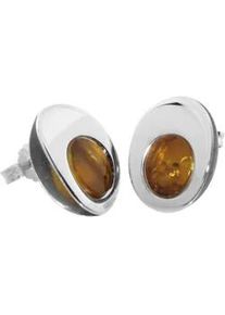 Paar Ohrstecker OSTSEE-SCHMUCK "- Dagrun - Silber 925/000 - Bernstein" Gr. 16, silber (silber 925, silberfarben, wei&szlig;), Ohrringe, Damen, Silber 925 (Sterlingsilber)