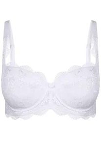 Dirndl-BH SuSa "Push up Dirndl BH Wiesn-Zauber", Damen, Gr. 75, Cup B, wei&szlig;, Spitze, Obermaterial: 59% Polyamid PA. 37% Baumwolle CO. 4% Elasthan EL., BHs Dirndl-BH