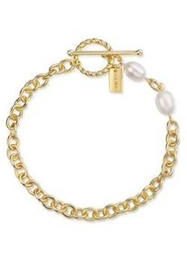 Armband AILORIA "Armband gold/wei&szlig;e Perle SHOUHEI", wei&szlig;, Armb&auml;nder, Damen, Armband