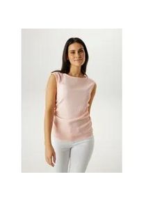 T-Shirt Aniston SELECTED, Damen, Gr. 46, rose, Jersey, Obermaterial: 99% Polyester, 1% Elasthan, Strukturmuster, unifarben, figurbetont h&uuml;ftbedeckend, Rundhals, Shirts T-Shirt, mit moderner Oberfl&auml;chenstruktur - NEUE KOLLEKTION