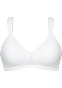 Schalen-BH SuSa "Schalen BH ohne B&uuml;gel Milano", Damen, Gr. 90, Cup D, beige (ivory), Stoff, Obermaterial: 79% Polyamid PA. 13% Elasthan EL. 8% Baumwolle CO., BHs Schalen-BH