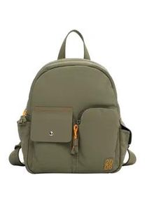 Emily & Noah Rucksack EMILY & NOAH "Rucksack E&N Joeline", Damen, Gr. B/H/T: 25cm x 32cm x 12cm, gr&uuml;n (khaki 910), Obermaterial: 60% Polyurethan PU. 40% Polyester PES., Rucks&auml;cke Rucksack