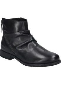 Stiefelette Josef Seibel "Simona 06, schwarz", Damen, Gr. 41, schwarz, Obermaterial: 100% Rindsleder Leather cow., Schuhe Stiefelette