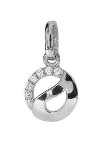 Kettenanh&auml;nger OSTSEE-SCHMUCK "- Romina - Silber 925/000 - Zirkonia" Gr. 17, silber (silber 925, silberfarben, wei&szlig;), Schmuckanh&auml;nger, Damen, Silber 925 (Sterlingsilber), Kettenanh&auml;nger