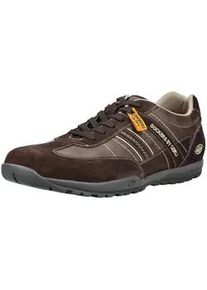Sneaker Dockers BY GERLI "Dockers by Gerli Sneaker Veloursleder", Herren, Gr. 49, cafe, Veloursleder, Schuhe Sneaker