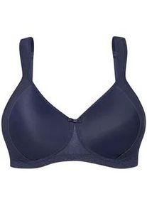 Schalen-BH SuSa "Schalen BH ohne B&uuml;gel Milano", Damen, Gr. 80, Cup A, blau (marine), Stoff, Obermaterial: 79% Polyamid PA. 13% Elasthan EL. 8% Baumwolle CO., BHs Schalen-BH