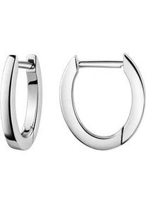 Paar Creolen Firetti "Schmuck Geschenk Silber 925 Ohrschmuck Ohrringe", silberfarben, Ohrringe, Damen, 10,5mm, Silber 925 (Sterlingsilber)