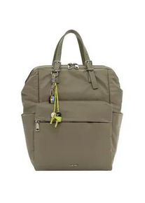 Rucksack SURI FREY "Rucksack SFY Sissy", Damen, Gr. B/H/T: 38cm x 39cm x 15cm, gr&uuml;n (khaki 910), Polyester, Rucks&auml;cke Rucksack