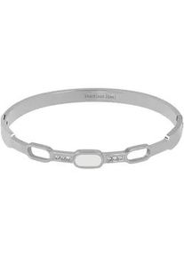 Adelia&acute;s Armreif ADELIA ́S "Damen Armband &ndash; Armreif aus Edelstahl mit Perlmutt &Oslash; 6,0 cm cm", silber, Armb&auml;nder, Damen, 6cm, Edelstahl, Armreif, Eine sch&ouml;ne Geschenkidee f&uuml;r jeden Anlass