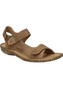 Sandale Josef Seibel "Rosalie 56, camel-kombi", Damen, Gr. 40, braun (camel, kombi), Obermaterial: 100% Rindsleder Leather cow., Schuhe Sandale
