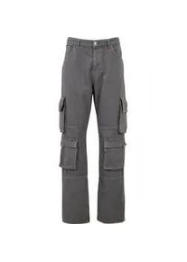 Cargohose 2Y STUDIOS "2Y Studios 2Y Kiran 4-Pocket Cargo Pants", Damen, Gr. 36, Normalgr&ouml;&szlig;en, grau, 100% Baumwolle, unifarben, normal, Hosen Cargohose