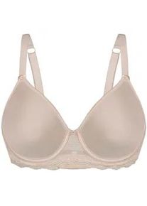 Sassa Mode T-Shirt-BH SASSA "Spacer BH DOTTED MESH", Damen, Gr. 95, Cup D, beige (nude), Stoff, Obermaterial: 83% Polyamid PA. 17% Elasthan EL., BHs T-Shirt-BH