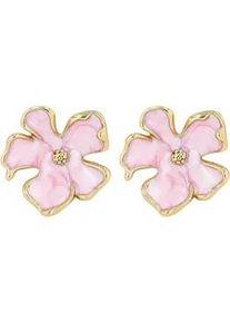 Adelia&acute;s Paar Ohrh&auml;nger ADELIA ́S "Damen Ohrringe &ndash; Ohrstecker aus Edelstahl mit Emaille", Damen, Gr. Damen, Edelstahl, gold, Ohrringe, Sch&ouml;ne Geschenkidee zum Jubil&auml;um