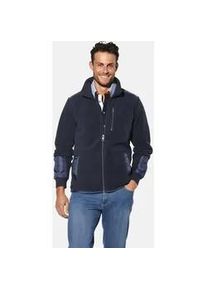 Sweatjacke Babista "Fleecejacke LOMARIO", Damen, Gr. S, blau (dunkelblau), Obermaterial: 59% Polyester COOLMAX PES(Coolmax). 41% Baumwolle CO., Sweatjacken Sweatjacke