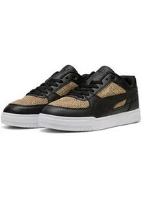 Sneaker Puma "CAVEN III TOPCAT", Herren, Gr. 37, Puma schwarz, Puma wei&szlig;, toasted almond, Synthetik, mehrfarbig, Schuhe Sneaker, Obermaterial aus Synthetik, Innenmaterial aus Textil, mit Schn&uuml;rung