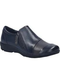 Schn&uuml;rschuh Josef Seibel "Charlotte 19, ocean-kombi", Damen, Gr. 39, blau (ocean, kombi), Obermaterial: 100% Rindsleder Leather cow., Schuhe Schn&uuml;rschuh