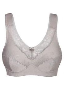 Entlastungs-BH SuSa "Entlastungs BH ohne B&uuml;gel Basic", Damen, Gr. 120, Cup F, lila (frosty lavender), Obermaterial: 55% Polyamid PA. 39% Baumwolle CO. 6% Elasthan EL., BHs Entlastungs-BH