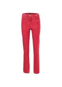 Regular-fit-Jeans GOLDNER "Damen Jeans Slim Fit LOUISA mit Stretch-Anteil", Damen, Gr. 40, N-Gr, rot, Obermaterial: 70% Baumwolle CO. 27% Polyester PES. 3% Elasthan EL., Jeans
