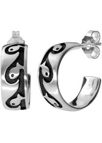 Paar Ohrstecker OSTSEE-SCHMUCK "- Fisch - Silber 925/000 -" Gr. 19, silber (silber 925, silberfarben, wei&szlig;), Ohrringe, Damen, Silber 925 (Sterlingsilber)