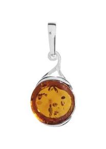 Kettenanh&auml;nger OSTSEE-SCHMUCK "- Tira - Silber 925/000 - Bernstein" Gr. 28, silber (silber 925, silberfarben, wei&szlig;), Schmuckanh&auml;nger, Damen, Silber 925 (Sterlingsilber), Kettenanh&auml;nger