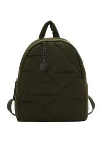 Emily & Noah Rucksack EMILY & NOAH "Rucksack E&N Hanni", Damen, Gr. B/H/T: 28cm x 30cm x 14cm, gr&uuml;n (oliv 960), Polyester, Rucks&auml;cke Rucksack