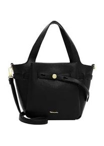 Shopper Tamaris "Shopper TAS Kathi", Damen, Gr. B/H/T: 34cm x 22cm x 13cm 0, schwarz (schwarz 100), Polyurethan, Taschen Shopper