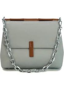 Schultertasche Harpa "KOA", Damen, Gr. B/H/T: 10cm x 17cm x 25cm, hellblau, Polyurethan (PU), unifarben, Taschen Schultertasche, mit unterteiltem Hauptfach