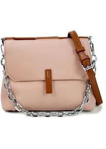 Schultertasche Harpa "KOA", Damen, Gr. B/H/T: 10cm x 17cm x 25cm, rosa, Polyurethan (PU), unifarben, Taschen Schultertasche, mit unterteiltem Hauptfach