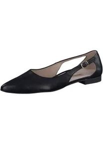 Ballerina Paul Green "Paul Green Ballerinas Glattleder", Damen, Gr. 35,5, schwarz, Glattleder, Schuhe Ballerina
