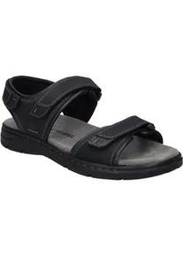 Sandale Josef Seibel "Marlon 05, schwarz", Herren, Gr. 41, schwarz, Obermaterial: 80% Rindsleder Leather cow. 20% Textilmaterial TEXMAT., Schuhe Sandale