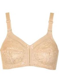 B&uuml;gelloser BH LISCA "BH ohne B&uuml;gel Sabina", Damen, Gr. 110, Cup D, beige, Stoff, Obermaterial: 85% Polyamid PA. 15% Elasthan EL., BHs